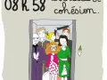 Ascenseur bondé, une scène de gif travail humour. Les gens sont serrés, certains semblent agacés, d'autres pensifs.