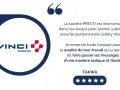 Témoignage sur la **Safety Week** : PREVTI a animé des ateliers sécurité pour Vinci Énergies, avec des messages ludiques et fluides.