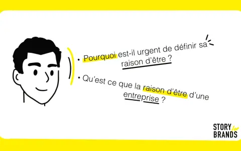 Un homme écoute attentivement les questions sur la **raison d'être** : pourquoi est-il urgent de la définir et qu'est-ce que la **raison d'être** d'une entreprise ?