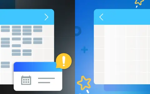 Deux interfaces de calendrier, symbolisant des outils de communication visuels. Une notification d'alerte est visible.